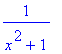 1/(x^2+1)